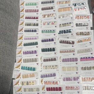 Color Street Nail Polish Strips Collection 73 packs